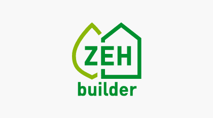 ネット・ゼロ・エネルギー・ハウス（ZEH）のロゴ