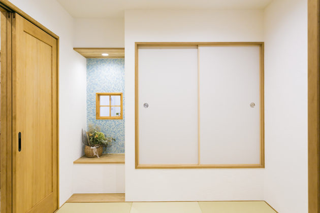 こだわりを実現したおしゃれなタタミの間。