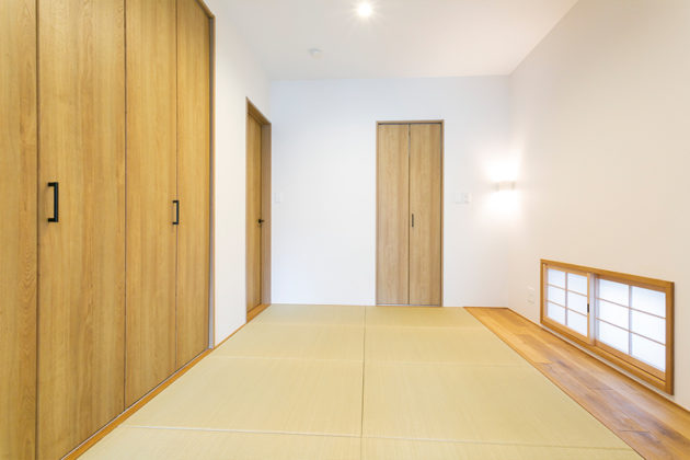 畳の寝室は和の心を忘れません。