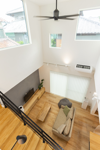 大空間の吹抜け